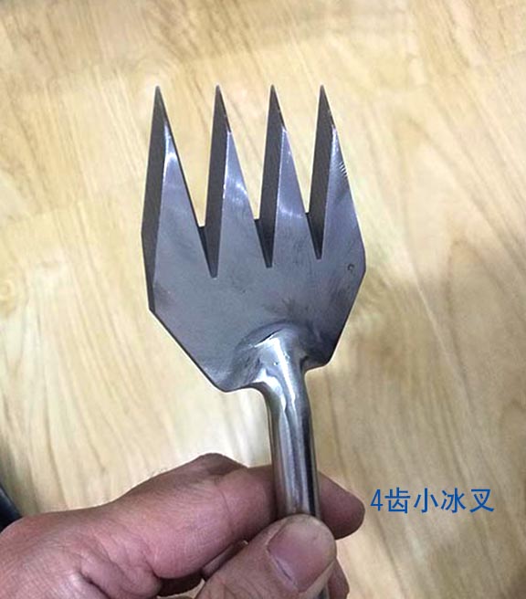 4齒下料刀(dāo) 冰雕工具刀  雪雕(diāo)工具刀 掏洞齒刀(dāo)